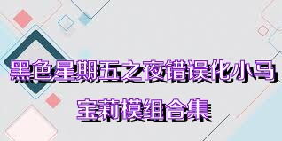 黑色星期五之夜错误化小马宝莉模组合集