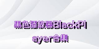 黑色播放器BlackPlayer合集