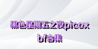 黑色星期五之夜picoxbf合集