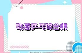 动感乒乓球合集
