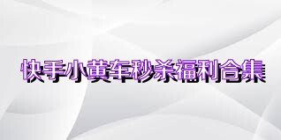 快手小黄车秒杀福利合集
