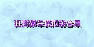 狂野飙车模拟器合集