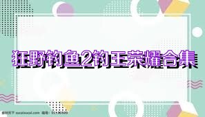 狂野钓鱼2钓王荣耀合集