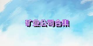 矿业公司合集