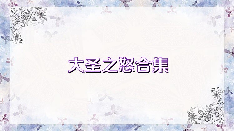 大圣之怒合集