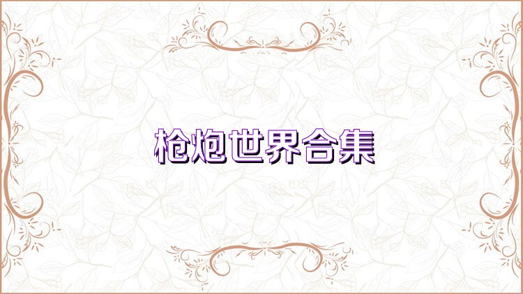 枪炮世界合集