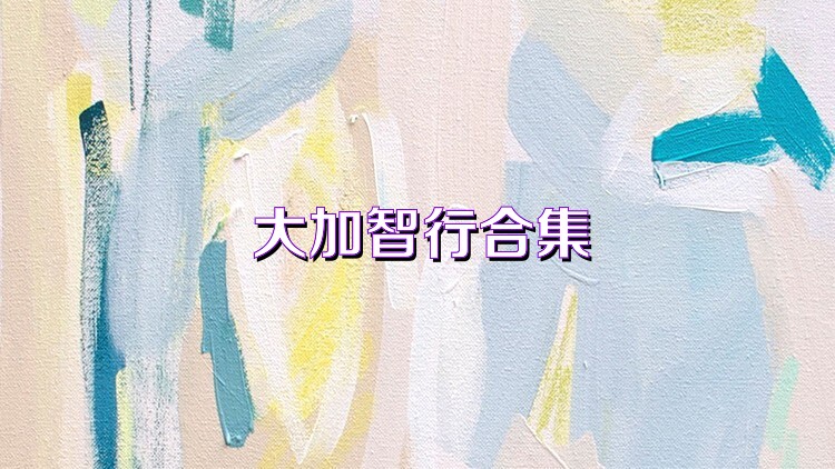 大加智行合集