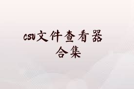 csv文件查看器合集