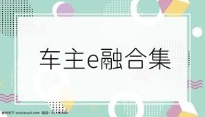 车主e融合集
