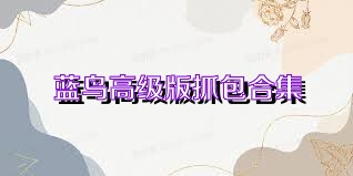蓝鸟高级版抓包合集
