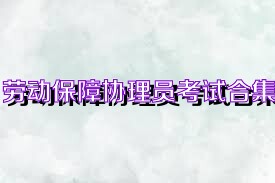 劳动保障协理员考试合集