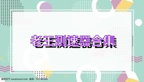 老王测速器合集