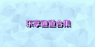 乐享通道合集