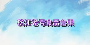 松江老号食品合集