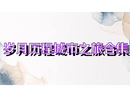 岁月历程城市之旅合集