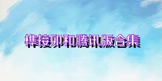 榫接卯和腾讯版合集