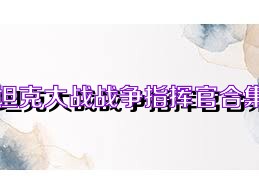 坦克大战战争指挥官合集