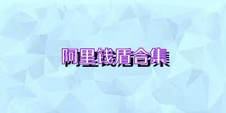 阿里钱盾合集