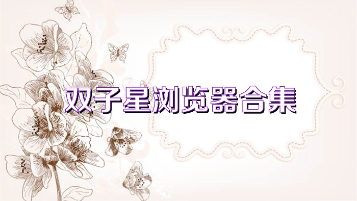 双子星浏览器合集