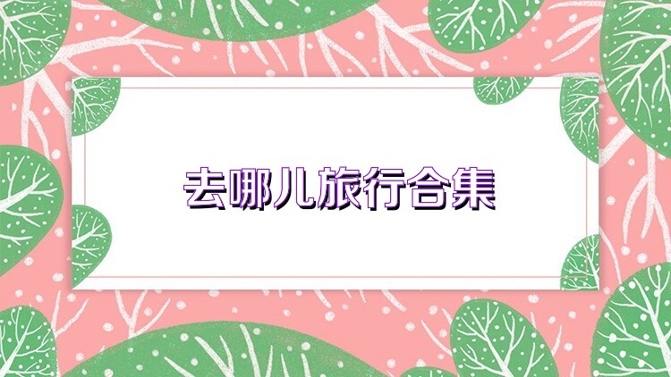 去哪儿旅行合集