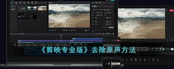 剪映如何消除原声