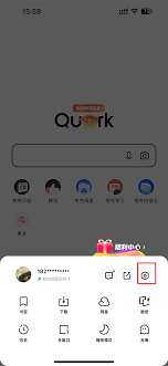 夸克浏览器如何设置成人模式