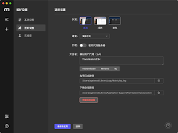 motrix如何设置深色外观