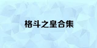 格斗之皇合集