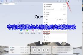 夸克浏览器如何删除视频播放历史