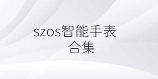 szos智能手表合集