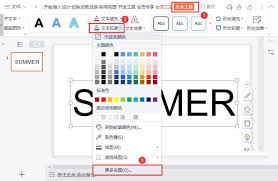 WPS怎样制作空心字体