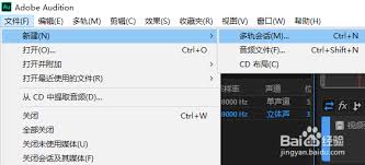 Audition如何删除空轨道