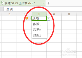 Excel表格下拉选项如何设置