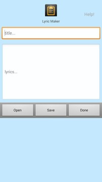 LyricMaker