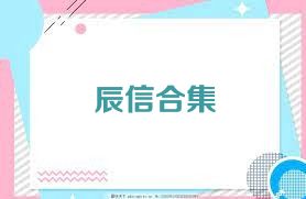 辰信合集