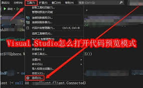Visual Studio如何开启代码预览模式