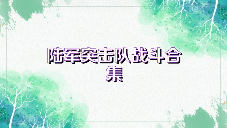 陆军突击队战斗合集