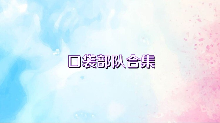 口袋部队合集