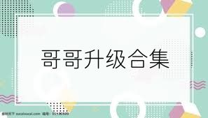 哥哥升级合集