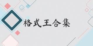 格式王合集