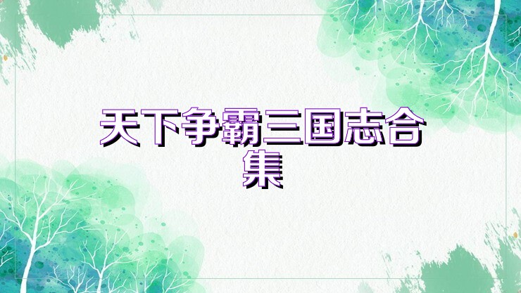 天下争霸三国志合集