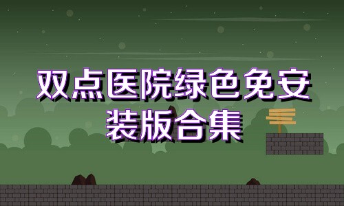 双点医院绿色免安装版合集