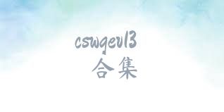 cswgev13合集