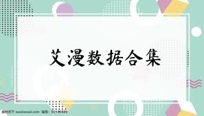 艾漫数据合集